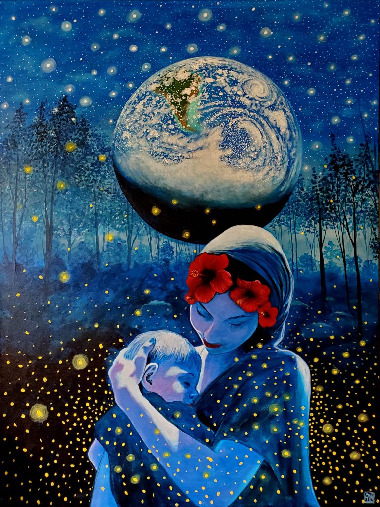 Earth Consciousness 16 by Carlos Aleman