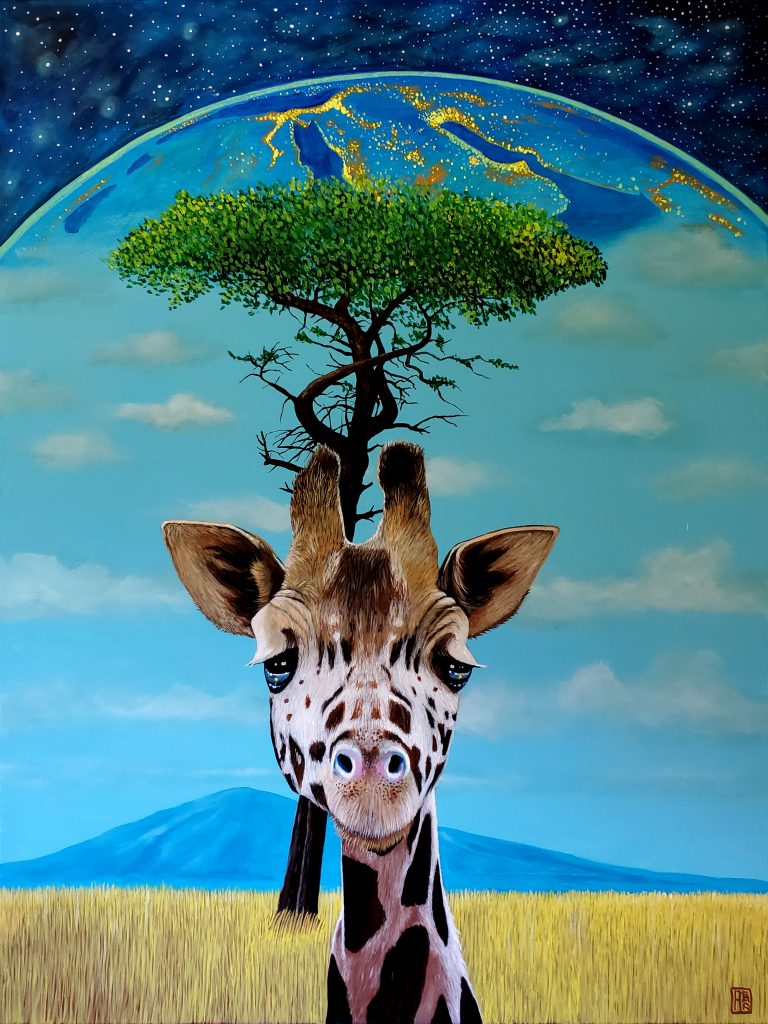 Earth Consciousness 19 by Carlos Aleman