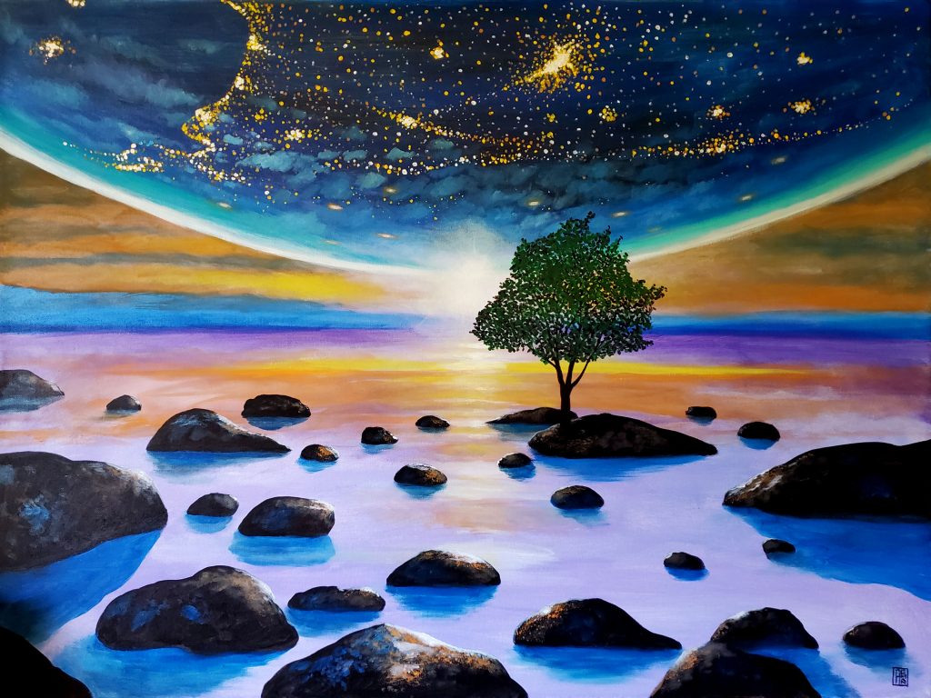 Earth Consciousness 17 by Carlos Aleman