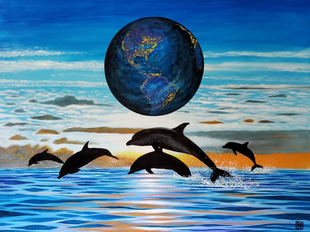 Earth Consciousness 18 by Carlos Aleman