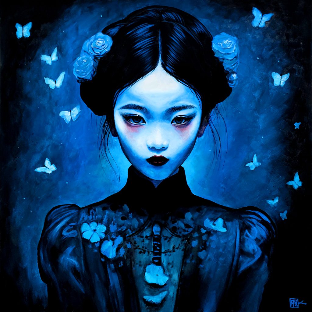 Aeternum II by Bro the painter of Goth and Geishas