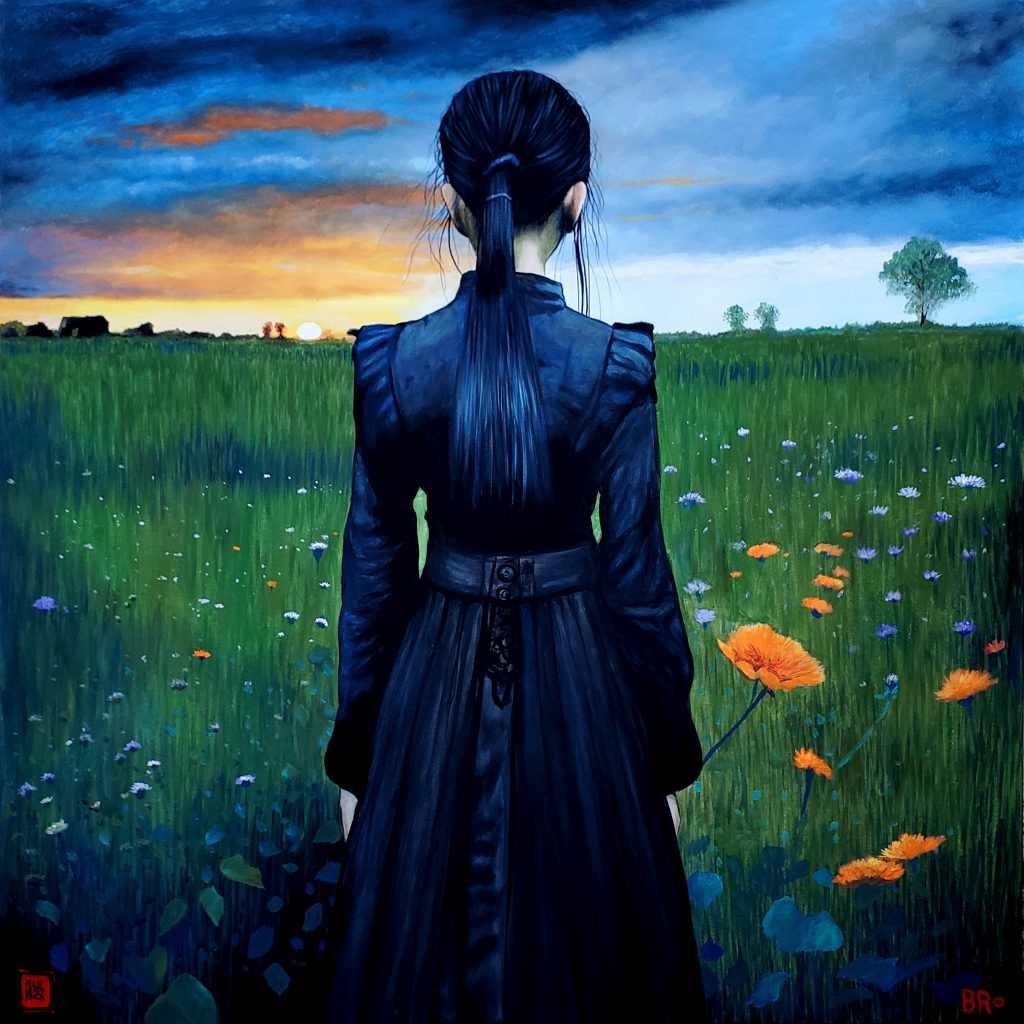 Dawn of a New Gothic Day by Bro the painter of Goth and Geishas