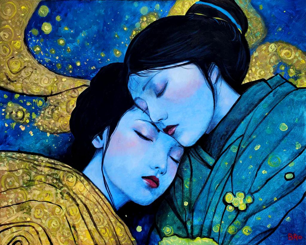 The Sisterhood of Dreams by Bro the Painter of Goth and Geishas